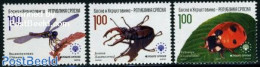 Bosnia Herzegovina - Serbian Adm. 2009 Insects 3v, Mint NH, Nature - Animals (others & Mixed) - Insects - Andere & Zonder Classificatie