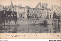 ADTP5-77-0430 - La Château De Condé à La FERTE-SOUS-JOUARRE Bombardé Par Les Anglais Pour Déloger Les Allemands  - La Ferte Sous Jouarre