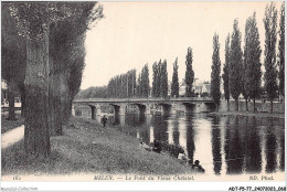 ADTP5-77-0403 - MELUN - Le Pont Du Vieux Châtelet  - Melun