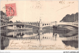 ADTP5-77-0386 - MELUN - Le Pont De Fer  - Melun