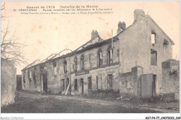 ADTP4-77-0324 - Guerre De 1914 - Bataille De La Marne - CHAUCONIN - Maison Incendiée Par Les Allemands Le 5 Septembre   - Otros & Sin Clasificación