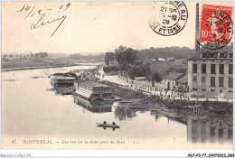 ADTP3-77-0233 - MONTEREAU - Une Vue Sur La Seine Prise Du Pont  - Montereau