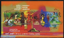 India 2003 Art Academy S/s, Mint NH - Unused Stamps