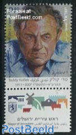 Israel 2012 Teddy Kollek 1v, Mint NH, History - Various - Politicians - Mills (Wind & Water) - Ungebraucht (mit Tabs)