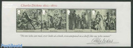 Great Britain 2012 Charles Dickens S/s, Mint NH, Art - Authors - Unused Stamps