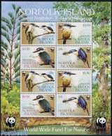 Norfolk Island 2004 WWF Birds 2x4v M/s, Mint NH, Nature - Birds - World Wildlife Fund (WWF) - Sonstige & Ohne Zuordnung