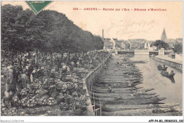 AFPP4-80-0400 - AMIENS - Marché Sur L'eau - Bateaux D'hortillons - Amiens