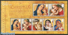 Great Britain 2013 Christmas S/s, Mint NH, Religion - Christmas - Art - Paintings - Unused Stamps