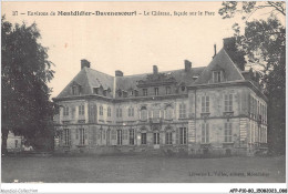 AFPP10-80-0989 - Environs De Montdidier-Davenescourt - Le Chateau Facade - Facade Sur Le Parc - Montdidier