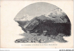 ADYP9-74-0785 - LES CONTAMINES Et Le Glacier De La Frasse  - Les Contamines-Montjoie