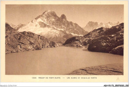 ADYP2-74-0167 - MASSIF DU MONT-BLANC - Lac Blanc Et Aiguille Verte  - Chamonix-Mont-Blanc