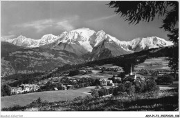 ADYP1-74-0055 - COMBLOUX - Vue Générale Et Le Mont Blanc  - Combloux