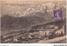 ADYP1-74-0037 - COMBLOUX - Vue Générale Et Le Mont-blanc  - Combloux