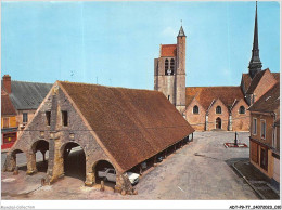 ADTP9-77-0748 - EGREVILLE - Place Jules-massenet - Compositeur De Musique - La Halle - L'église St-martin  - Sonstige & Ohne Zuordnung