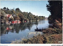 ADTP8-77-0741 - NEMOURS - Le Loing Au Champ De Mars Et Les Coteaux De Fromonville - Au Dessus De L'hôtel-restaurant  - Nemours