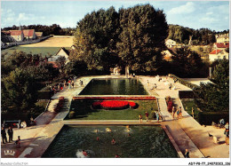 ADTP8-77-0735 - PROVINS - La Piscine - En Haut à Gauche L'hôpital Général  - Provins