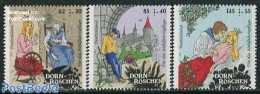 Germany, Federal Republic 2015 Welfare, Sleeping Beauty 3v, Mint NH, Various - Textiles - Art - Fairytales - Neufs