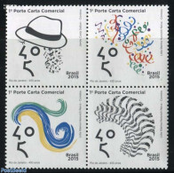 Brazil 2015 450 Years Rio De Janeiro 4v [+], Mint NH, Performance Art - Staves - Unused Stamps