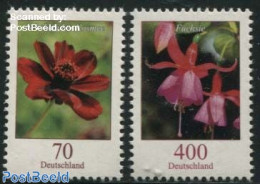 Germany, Federal Republic 2015 Definitives, Flowers 2v, Mint NH, Nature - Flowers & Plants - Neufs