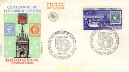 721709 MNH FRANCIA 1970 CENTENARIO DEL PRIMER SELLO DE BURDEOS - Sin Clasificación