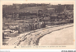 AFPP9-80-0922 - MERS-LES-BAINS - La Plage Et Le Casino - Vue Generale Prise Des Falaises - Mers Les Bains