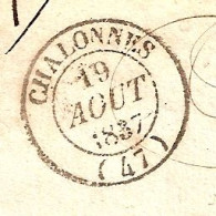 1K6 --- 49 CHALONNES Type 14 + PP - 1801-1848: Précurseurs XIX