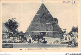 AFPP9-80-0866 - FORT-MAHON-PLAGE - L'eglise - Jour De Marché - Fort Mahon