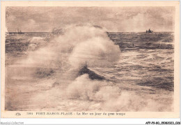 AFPP9-80-0854 - FORT-MAHON-PLAGE - La Mer Un Jour De Gros Temps - Fort Mahon