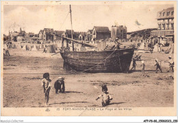 AFPP8-80-0836 - FORT-MAHON-PLAGE - La Plage Et Les Villas - Fort Mahon