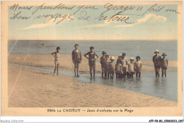 AFPP8-80-0805 - LE CROTOY - Jeux D'enfants Sur La Plage - Le Crotoy