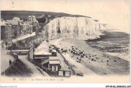 AFPP8-80-0768 - AULT - Les Falaises Et Les Bains - Ault