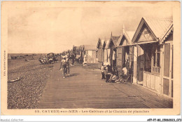 AFPP7-80-0681 - CAYEUX-SUR-MER - Les Cabines Et Le Chemin De Planches - Cayeux Sur Mer