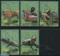 Bosnia Herzegovina - Serbian Adm. 2016 Definitives, Animals 5v, Mint NH, Nature - Animals (others & Mixed) - Birds - D.. - Poissons