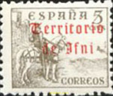 721816 MNH IFNI 1948 MOTIVOS VARIOS. SELLOS DE ESPAÑA DE 1938-1949 SOBREIMPRESOS - Ifni