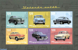 Hungary 2017 Oldtimers 6v M/s, Mint NH, Transport - Automobiles - Unused Stamps