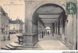 AFWP3-70-0262 - GRAY - Les Arcades De L'hôtel De Ville - Gray