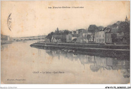 AFWP3-70-0248 - La Haute-saône Illustrée - GRAY - La Saône - Quai Mavia - Gray