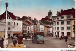 AFWP3-70-0211 - GRAY - Haute-saône - Le Rond-point Et La Rue Thiers CITROEN 2CV - Gray