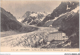 AFSP3-74-0226 - CHAMONIX - La Mer De Glace Et L'hôtel Du Montenvers  - Chamonix-Mont-Blanc