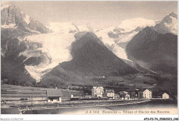 AFSP3-74-0170 - CHAMONIX - Village Et Glacier Des Bossons  - Chamonix-Mont-Blanc