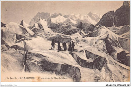AFSP2-74-0136 - CHAMONIX - Traversée De La Mer De Glace  - Chamonix-Mont-Blanc