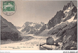 AFSP2-74-0128 - CHAMONIX - Mer De Glace Et Gare Du Montenvers  - Chamonix-Mont-Blanc