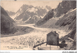 AFSP2-74-0125 - CHAMONIX - Mer De Glace Et Gare Du Montenvers  - Chamonix-Mont-Blanc