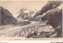 AFSP2-74-0121 - CHAMONIX - La Mer De Glace Et L'hôtel Du Montenvers  - Chamonix-Mont-Blanc