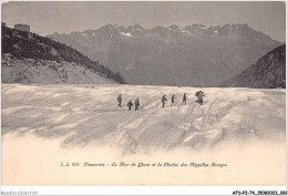 AFSP2-74-0115 - CHAMONIX - La Mer De Glace Et La Chaîne Des Aiguilles Rouges  - Chamonix-Mont-Blanc