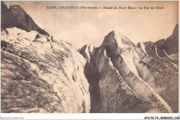 AFSP2-74-0089 - CHAMONIX - Massif Du Mont Blanc - La Mer De Glace  - Chamonix-Mont-Blanc