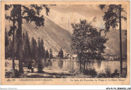 AFSP1-74-0070 - CHAMONIX-MONT-BLANC - Le Bois Du Bouchet - La Plage Et Le Mont-blanc  - Chamonix-Mont-Blanc