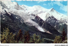 AFSP1-74-0038 - CHAMONIX-MONT-BLANC - Vue Générale Sur Le Massif Du Mont-blanc Et Glacier Des Bossons  - Chamonix-Mont-Blanc