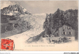 AFSP1-74-0045 - CHAMONIX Et Glacier Des Bossons  - Chamonix-Mont-Blanc