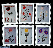 Türkiye 2019 Official Mail, Flowers 6v, Mint NH, Nature - Flowers & Plants - Otros & Sin Clasificación